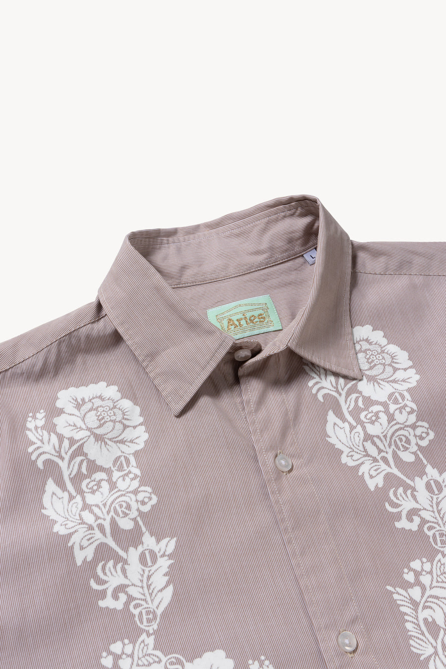 Aries Lace Overprint Poplin Shirt